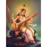 Painting of Goddess Saraswati